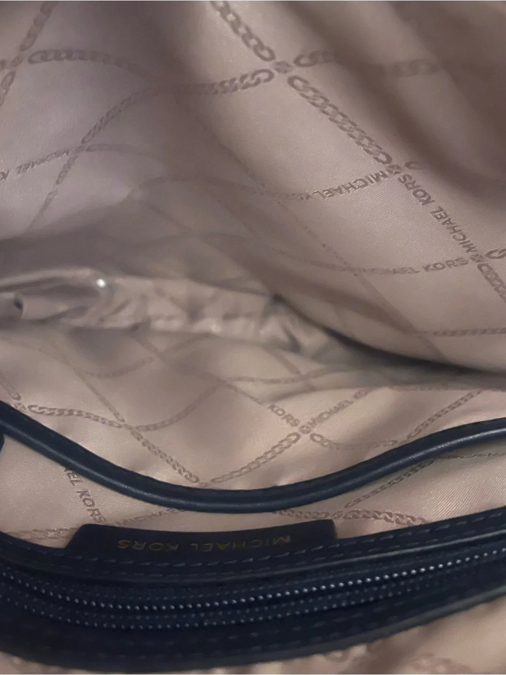 Michael Kors Navy Blue Tote Bag